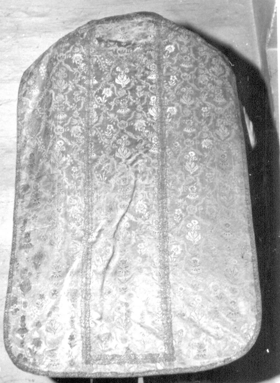 paramento liturgico - manifattura italiana (?), manifattura francese (fine sec. XVII)