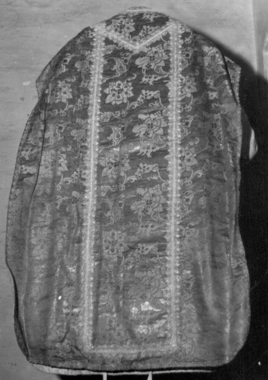 paramento liturgico - manifattura italiana (inizio sec. XIX)