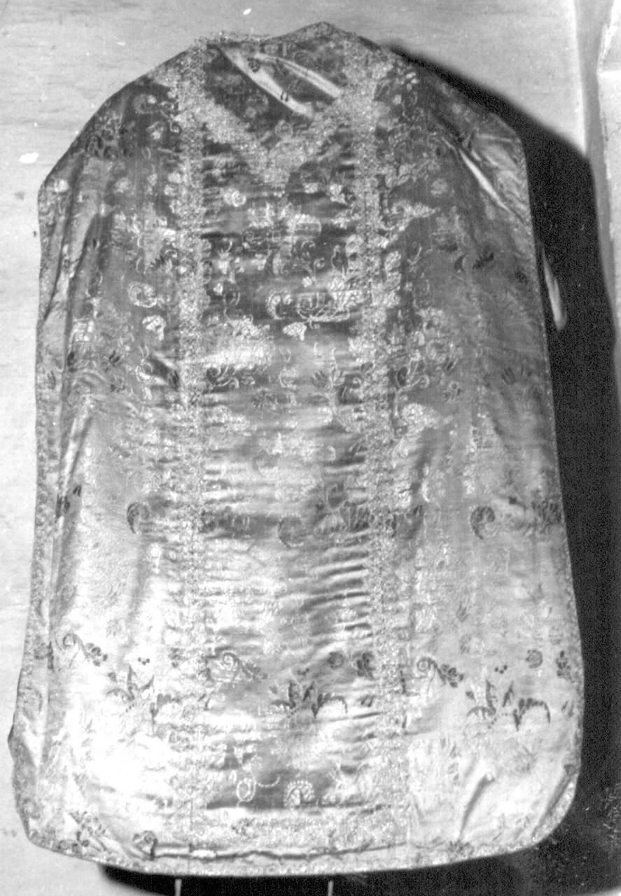 paramento liturgico - manifattura italiana (?), manifattura francese (?) (fine sec. XVII)