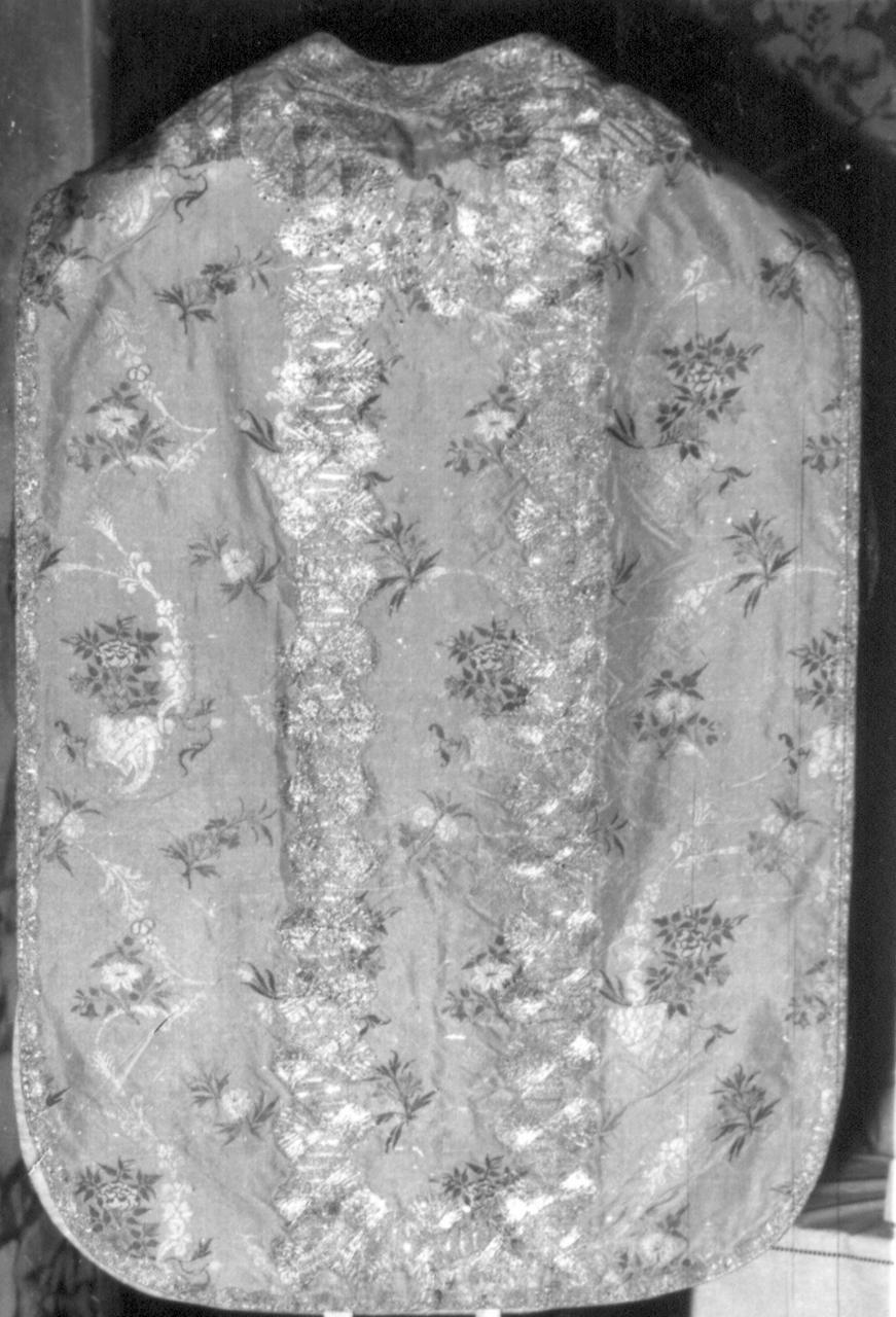 paramento liturgico - manifattura italiana (prima metà sec. XVIII)