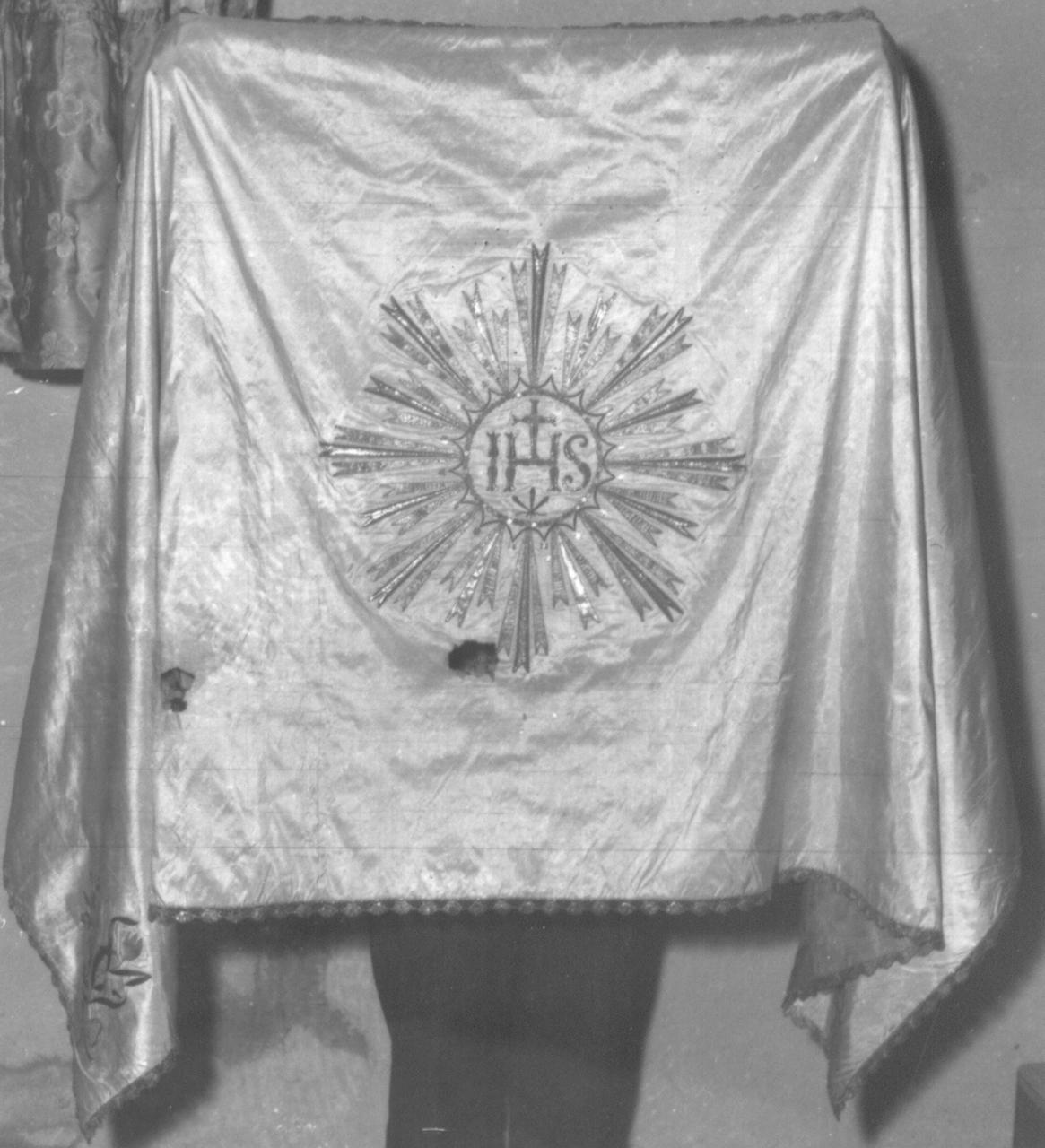 velo omerale - manifattura italiana (sec. XIX)