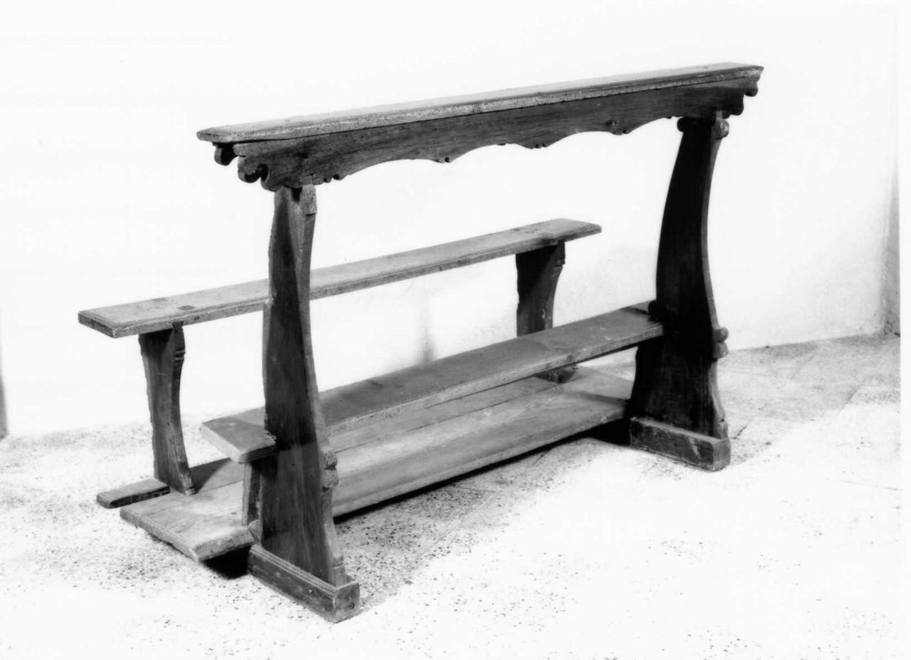 banco da chiesa - bottega reggiana (prima metà sec. XIX)