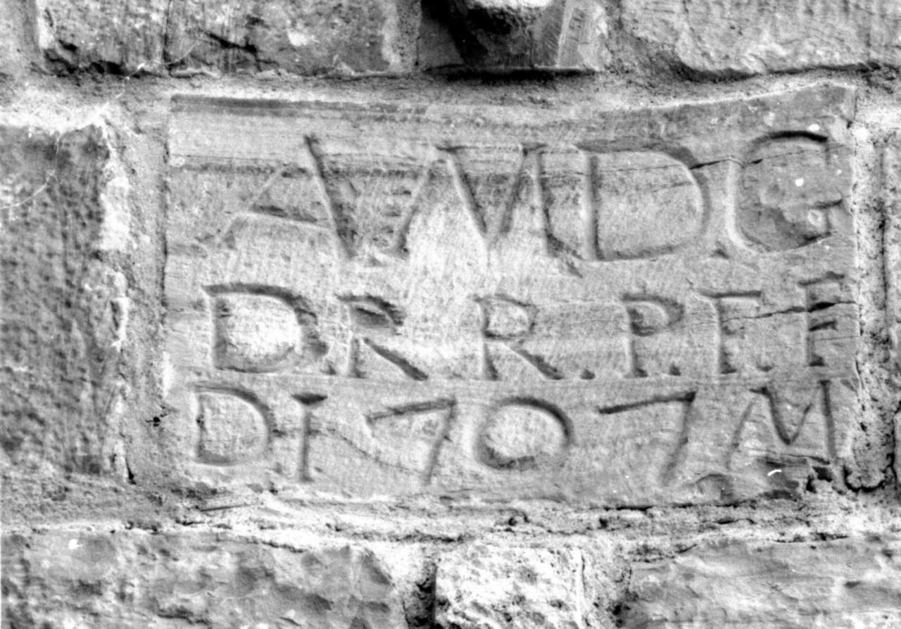 lapide documentaria - bottega reggiana (sec. XVIII)