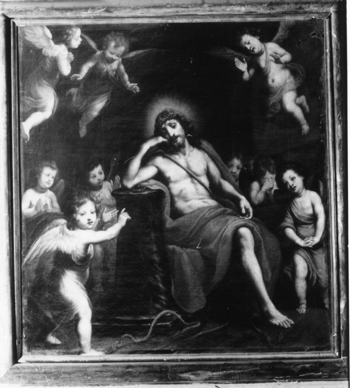 Cristo coronato di spine (dipinto) di Rosselli Matteo (maniera) (sec. XVII)
