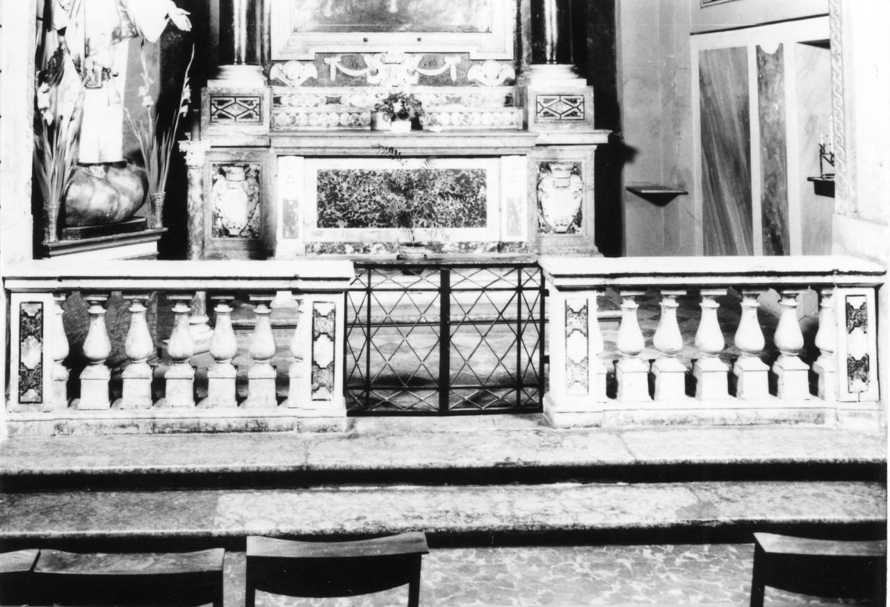 balaustrata, serie - bottega emiliana (prima metà sec. XVII)