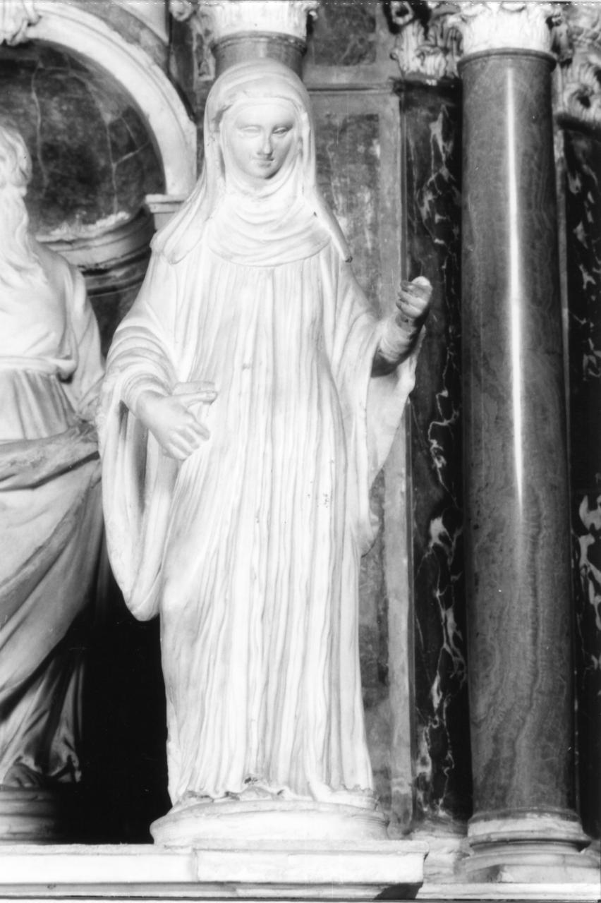 santa monaca (scultura, elemento d'insieme) di Avanzini Bartolomeo Luigi, Loraghi Tommaso (sec. XVII)