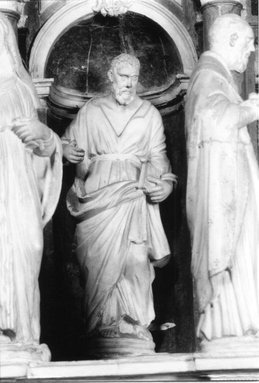 Santo apostolo (scultura, elemento d'insieme) di Avanzini Bartolomeo Luigi, Loraghi Tommaso (sec. XVII)