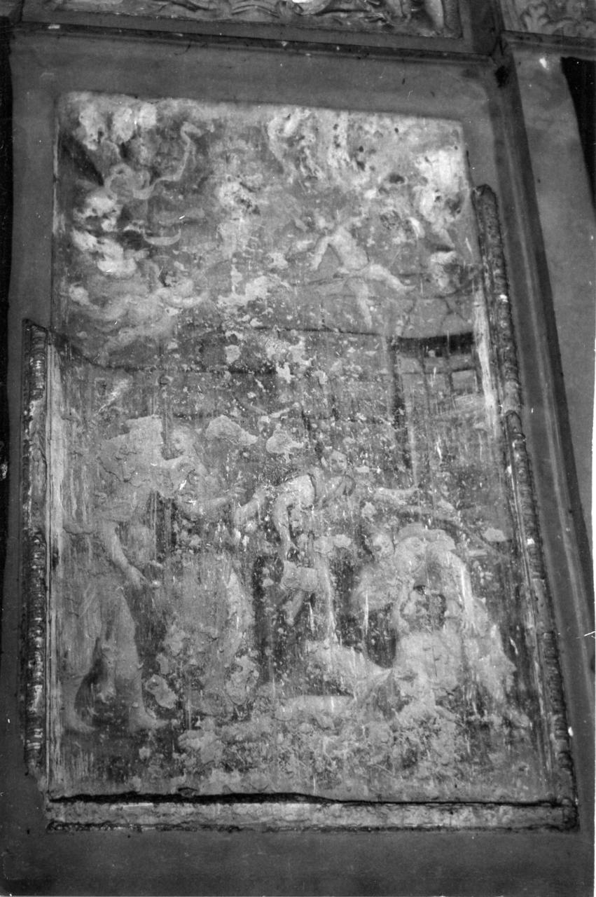 San Vincenzo visitato dagli angeli (dipinto, elemento d'insieme) di Galletti Filippo Maria (sec. XVII)