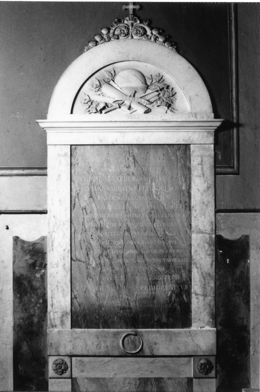 lapide commemorativa - bottega modenese (sec. XIX)