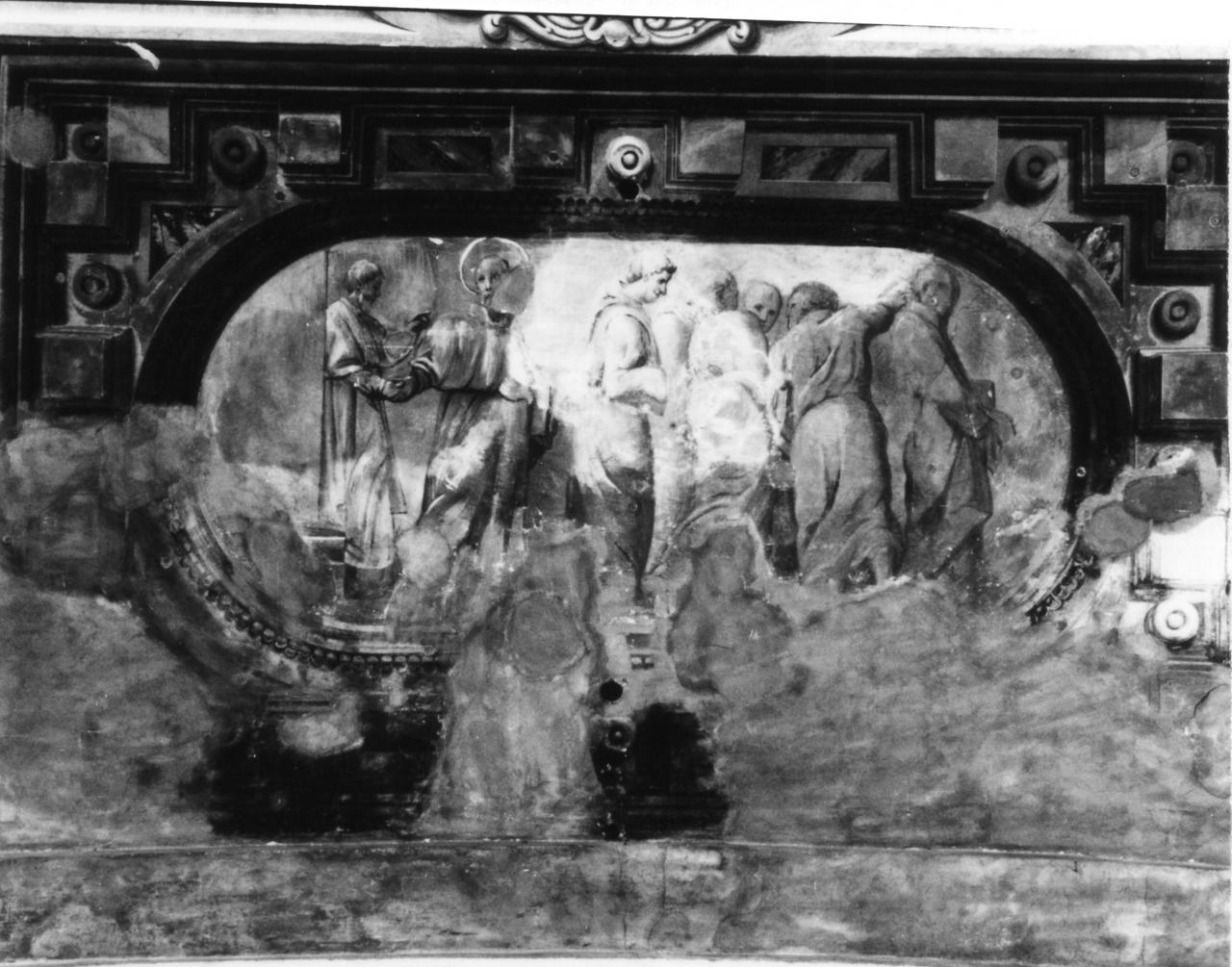 scena biblica (decorazione pittorica, elemento d'insieme) di Caula Sigismondo, Sansone Sebastiano (sec. XVII)