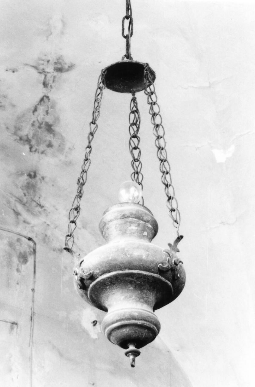 lampada pensile - bottega emiliana (secc. XVII/ XVIII)