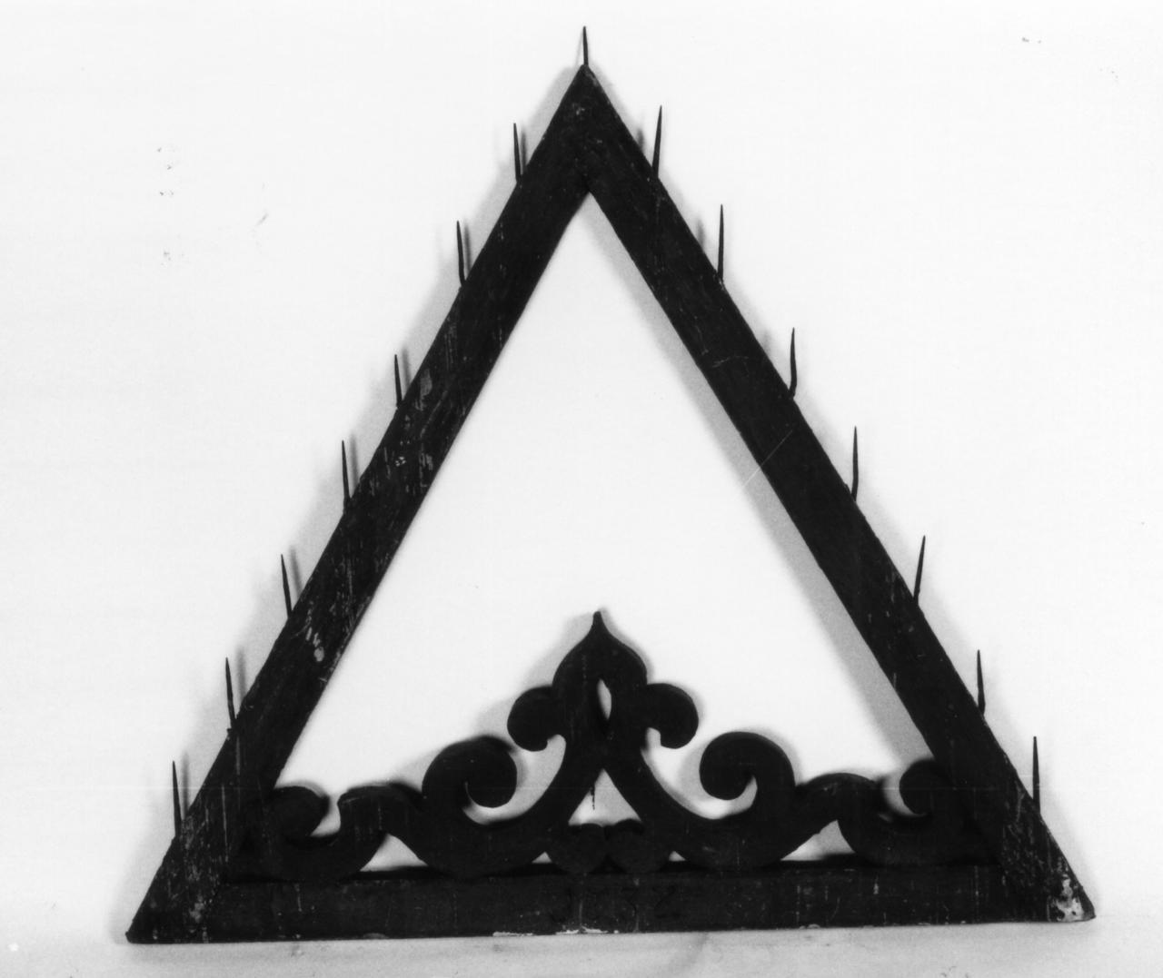 saettia, frammento - bottega emiliana (sec. XVIII)