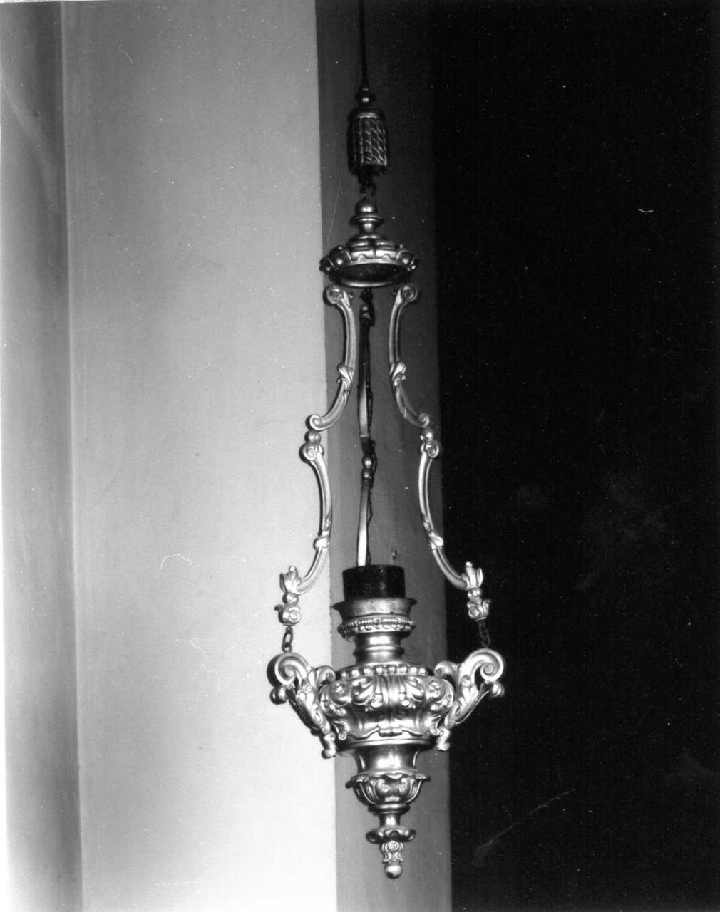 lampada del SS. Sacramento, serie di Minari Antonio (sec. XIX)