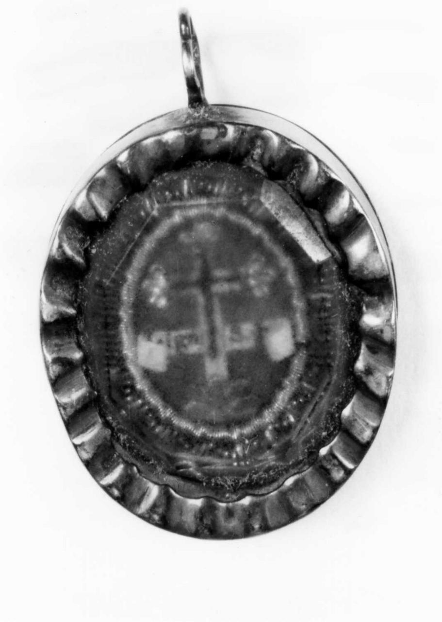 reliquiario a capsula - a medaglione - bottega emiliana (sec. XVII)