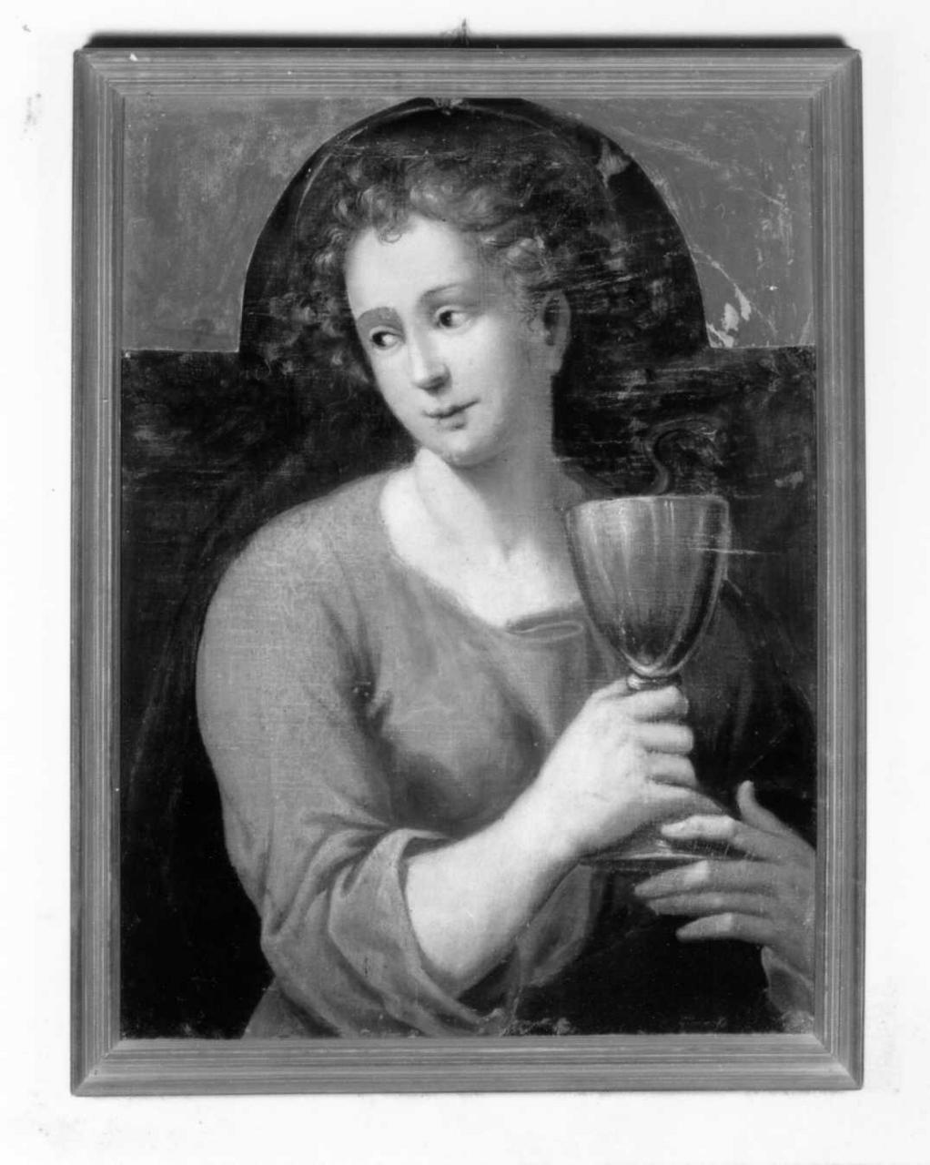 San Giovanni Evangelista beve dal calice avvelenato (dipinto) di Desani Pietro (metà sec. XVII)