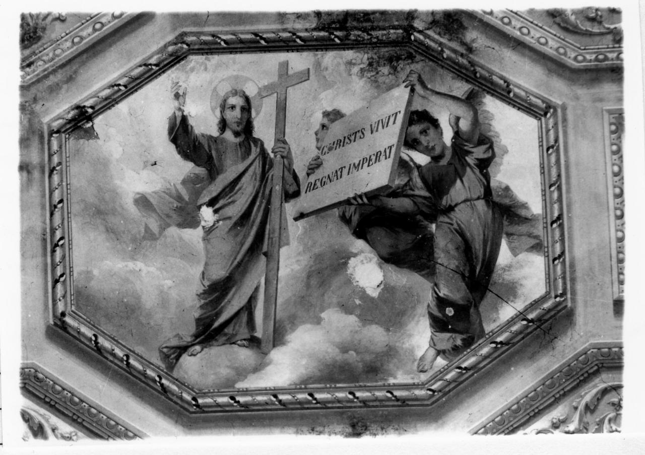 Cristo benedicente (decorazione pittorica) di Forti Fermo (sec. XX)