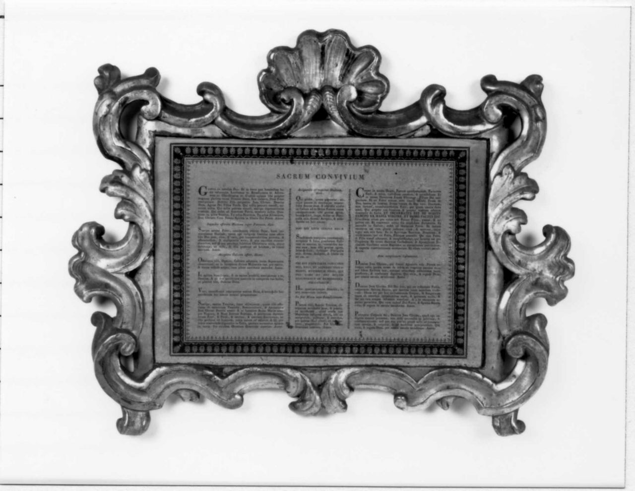 cartagloria - bottega emiliana (primo quarto sec. XVIII)