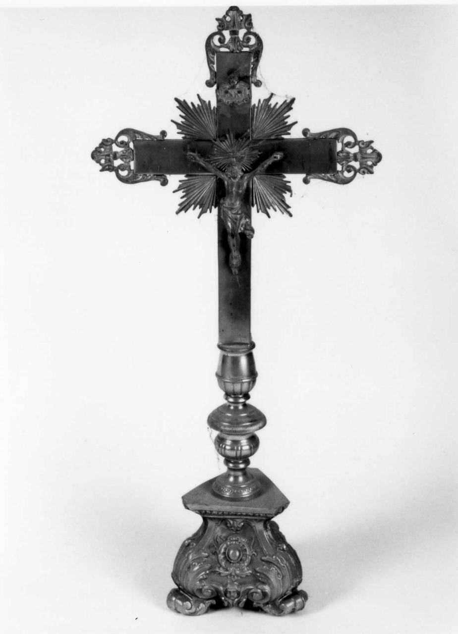 croce d'altare - bottega emiliana (seconda metà sec. XIX)