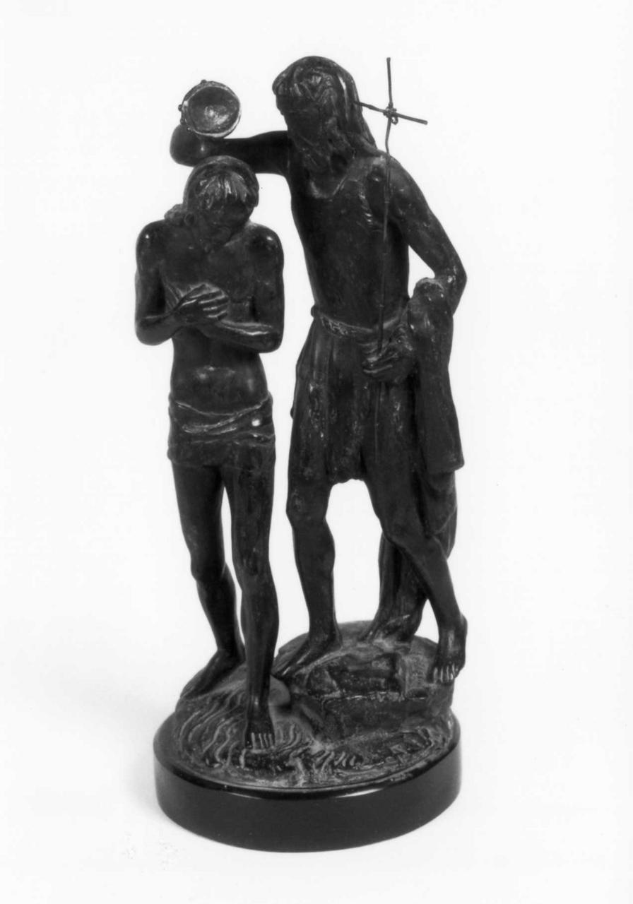 battesimo di Cristo (statuetta) di Vigni C (secondo quarto sec. XX)