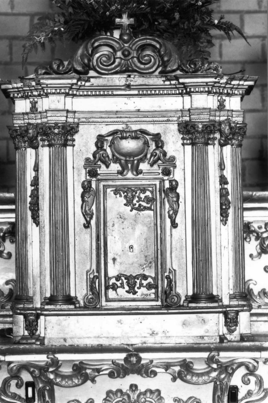tabernacolo - a frontale architettonico di Ceccati Domenico Francesco (bottega), Ceccati Antonio (bottega) (seconda metà sec. XVII)