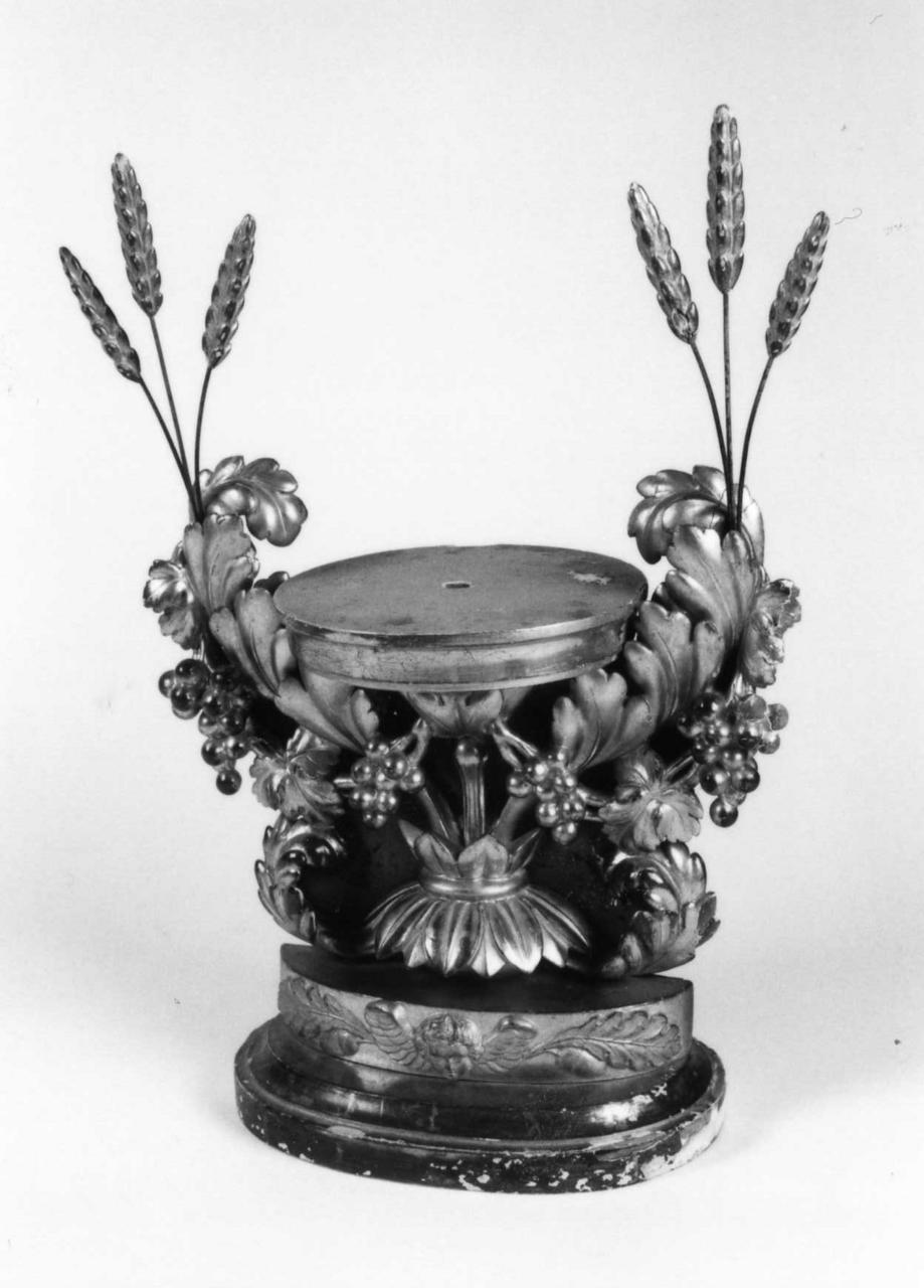 tronetto per esposizione eucaristica - bottega emiliana (sec. XIX)