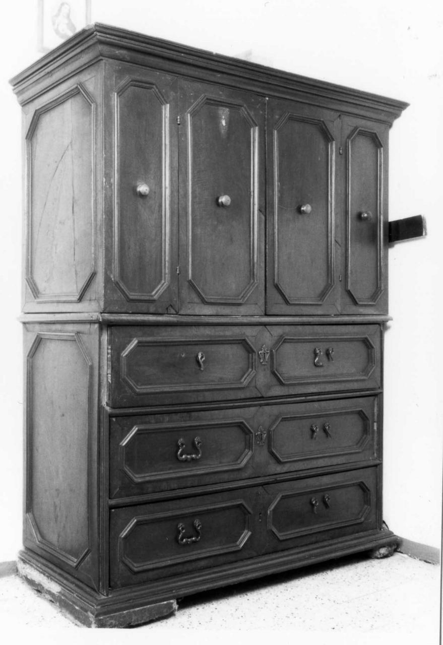 mobile da sacrestia - bottega emiliana (sec. XVII)