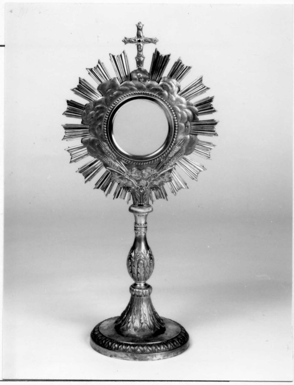 ostensorio - a raggiera di Namias Moisè, Salvarani Prospero (prima metà sec. XIX)
