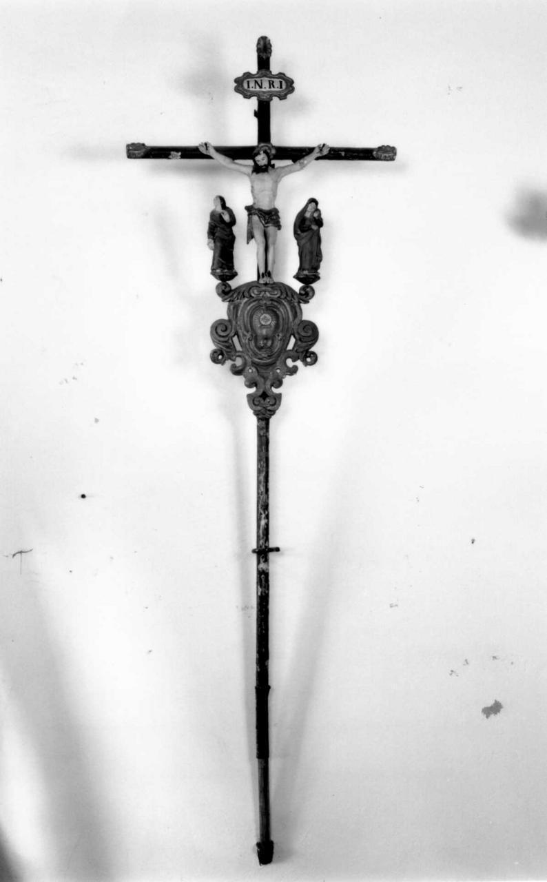 croce processionale - bottega modenese (metà sec. XVIII)