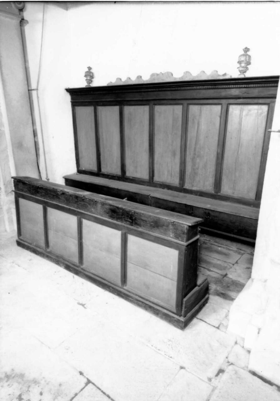 stalli del coro, serie - bottega modenese (sec. XIX)