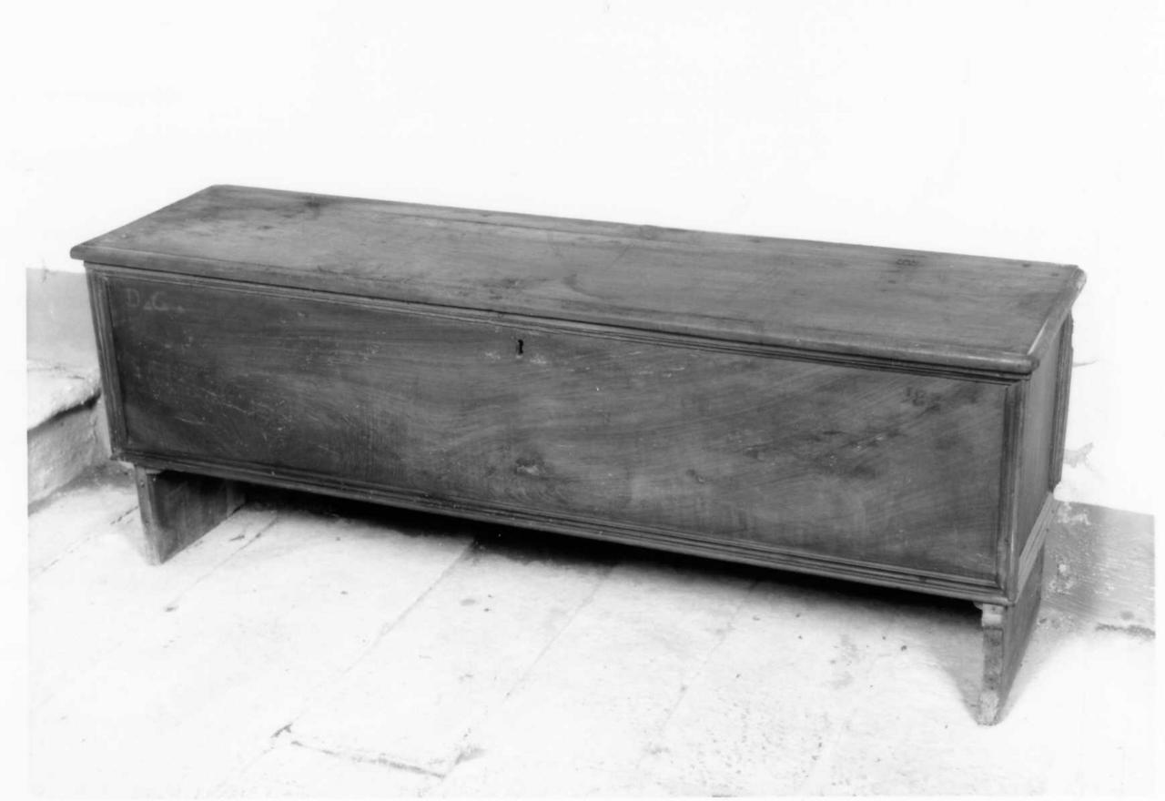 cassapanca - bottega modenese (sec. XIX)