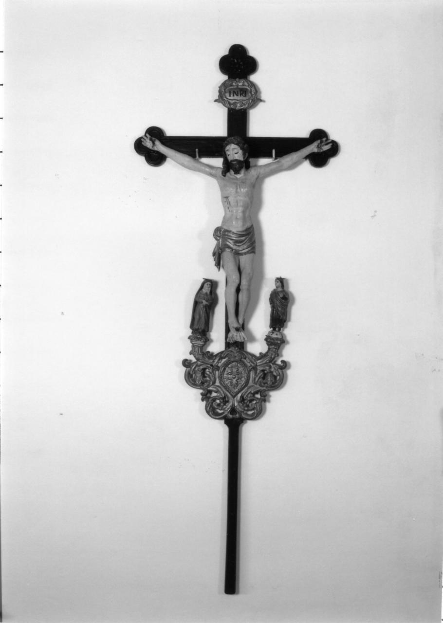 croce processionale - bottega modenese (seconda metà sec. XVIII)