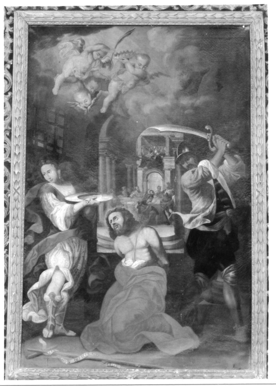 decapitazione di San Giovanni Battista (dipinto) - ambito emiliano (?) (fine sec. XVII)