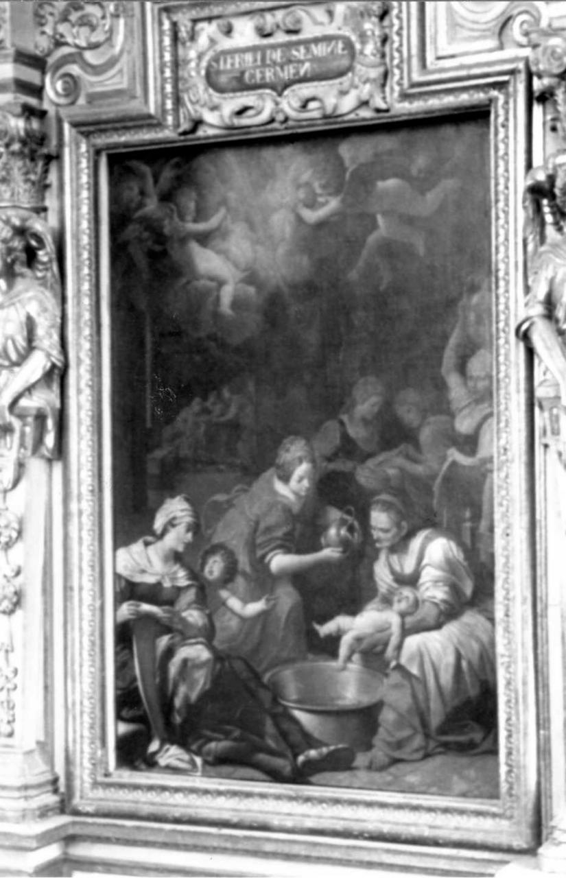 nascita di Maria Vergine (dipinto) di Spada Lionello (sec. XVII)