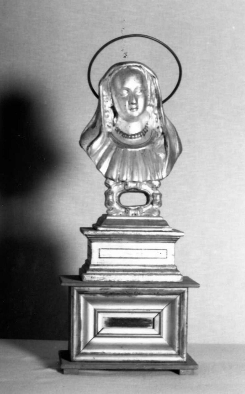 reliquiario - a busto - bottega emiliana (sec. XIX)