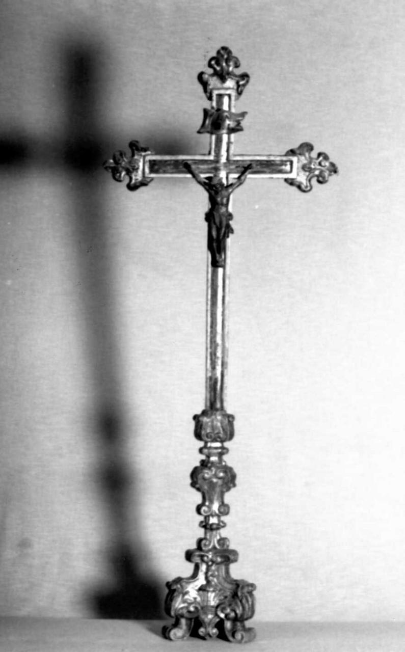 croce d'altare - bottega emiliana (prima metà sec. XVIII)
