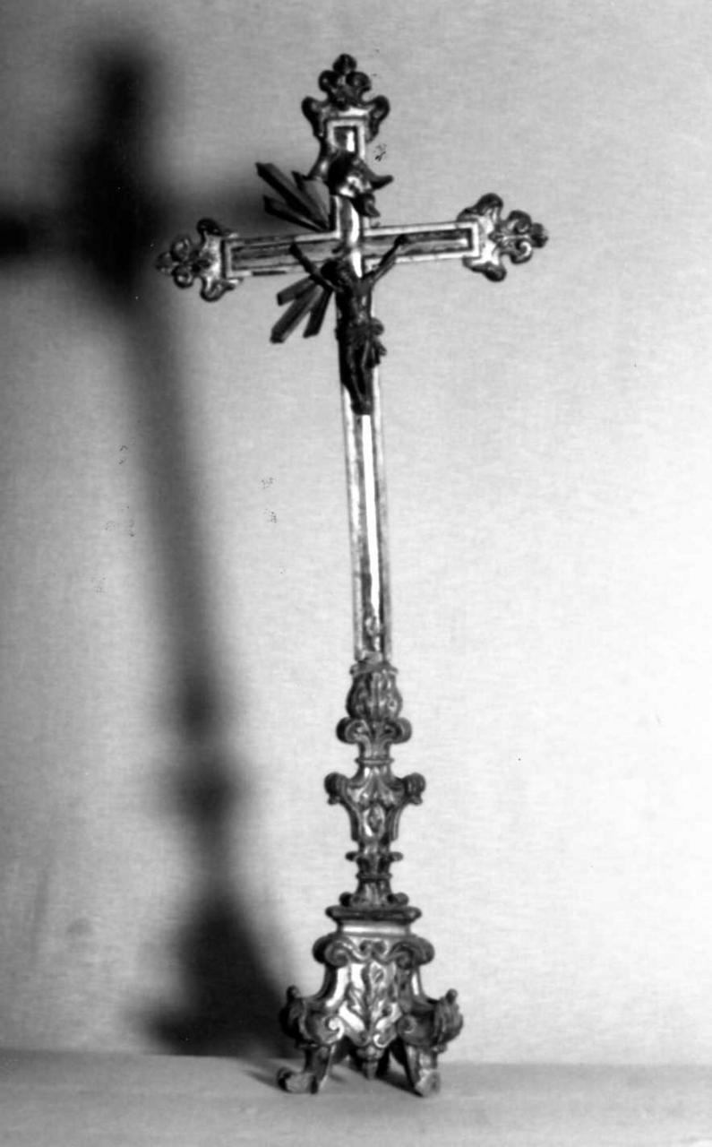 croce d'altare, serie - bottega emiliana (prima metà sec. XVIII)