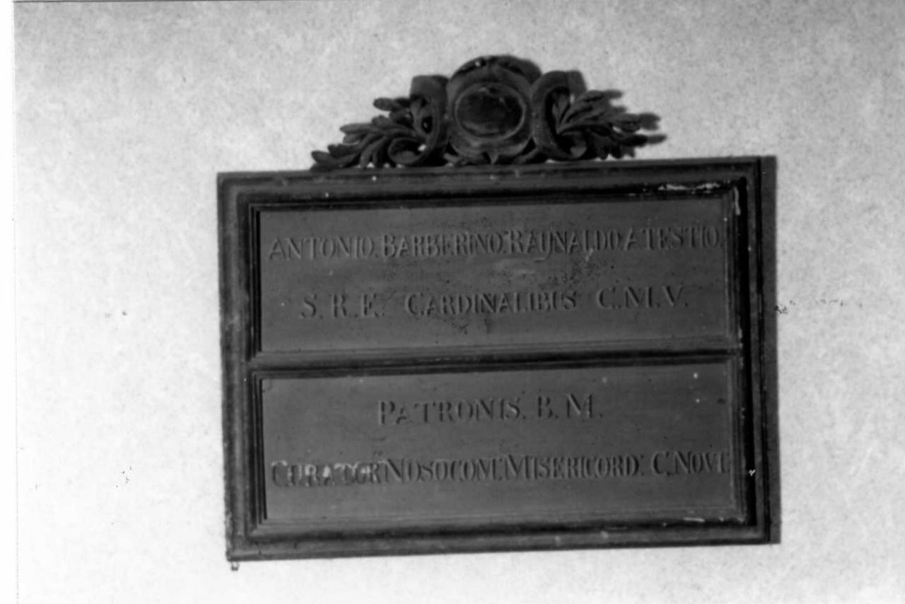 tabella - bottega emiliana (sec. XIX)