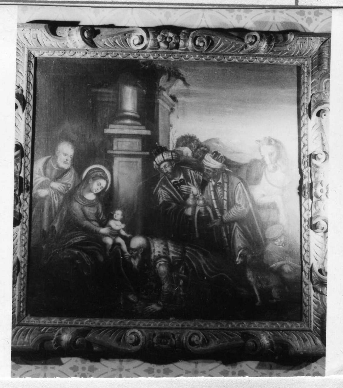 adorazione dei Re Magi (dipinto) - ambito veneto (metà sec. XVI)