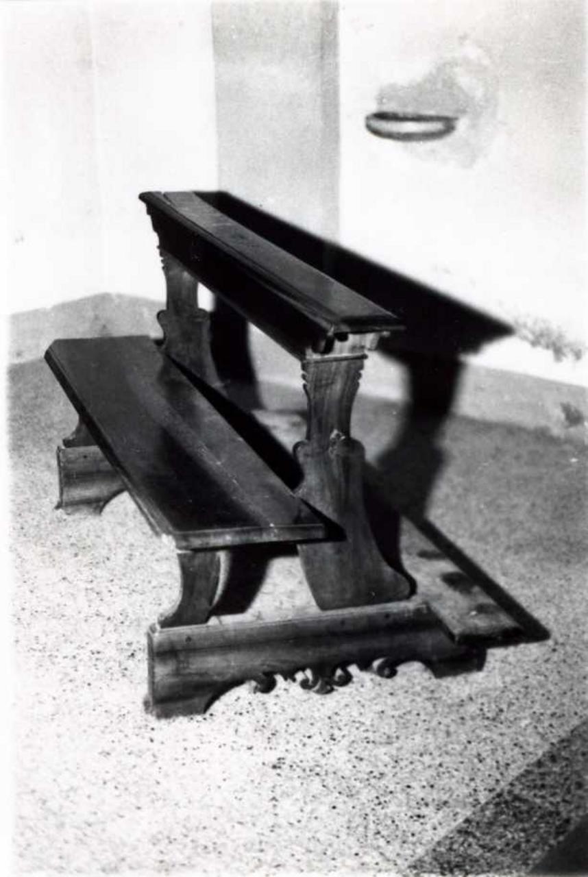 banco da chiesa, serie - bottega reggiana (inizio sec. XX)