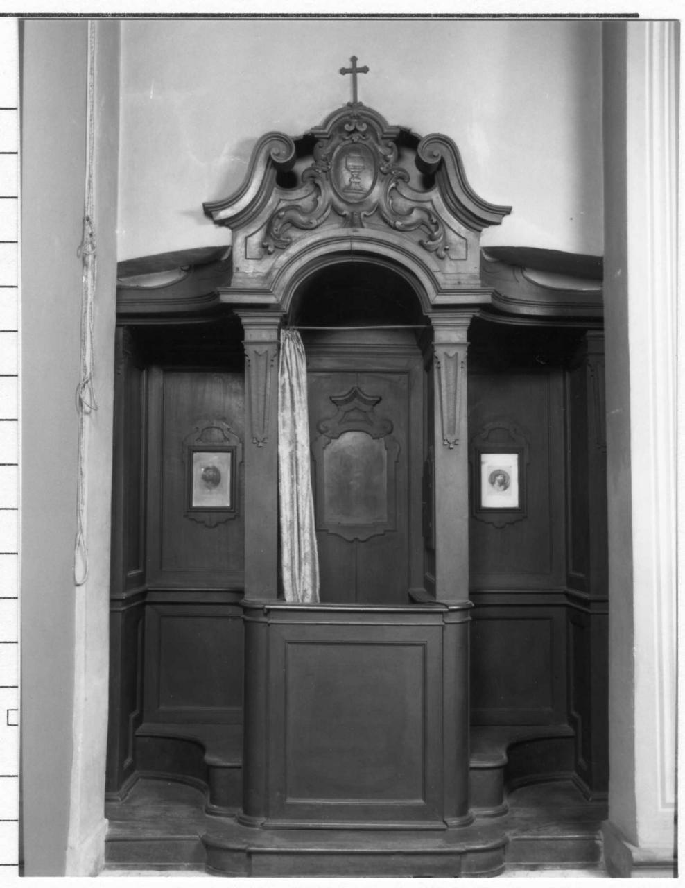 confessionale - bottega reggiana (metà sec. XVIII)