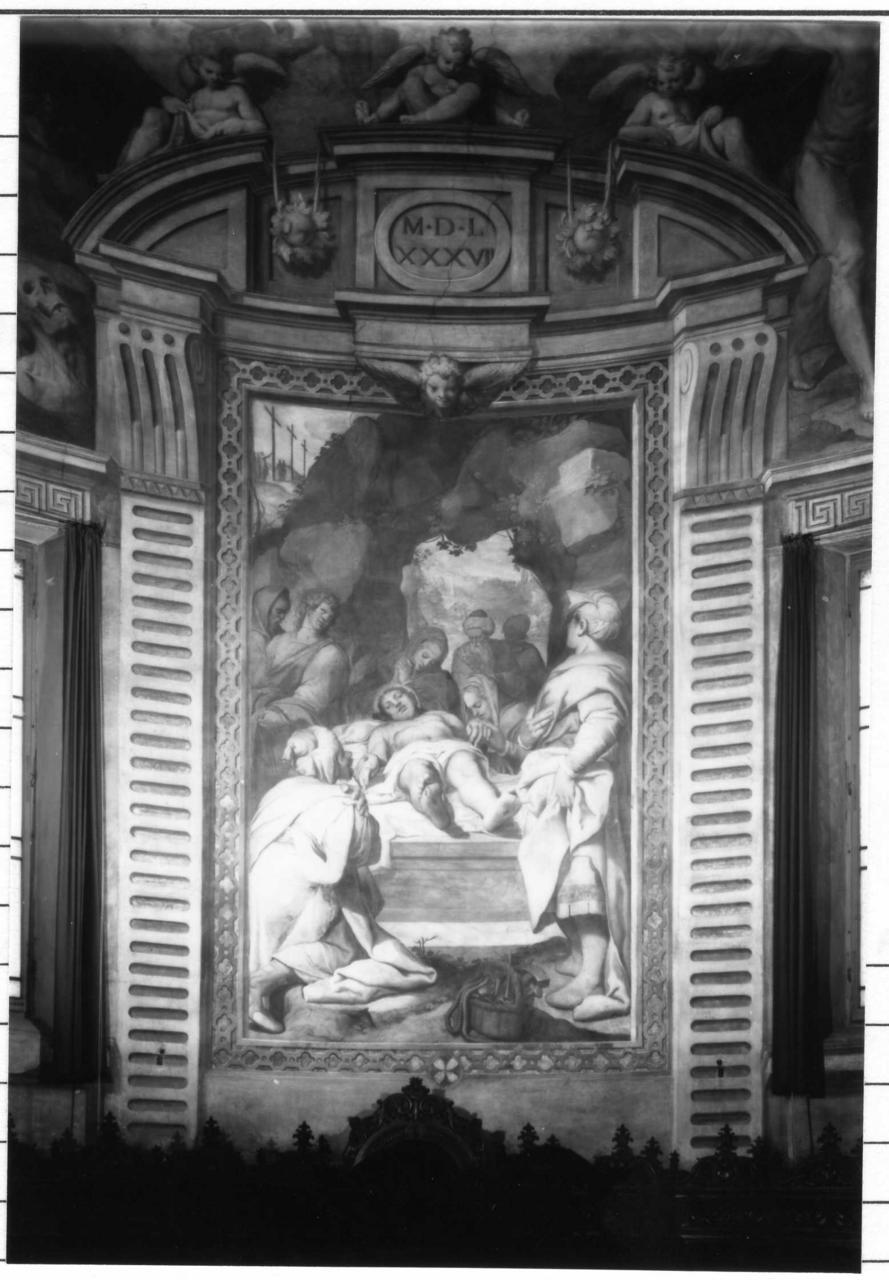 compianto sul Cristo morto (dipinto, elemento d'insieme) di Procaccini Camillo (sec. XVI)