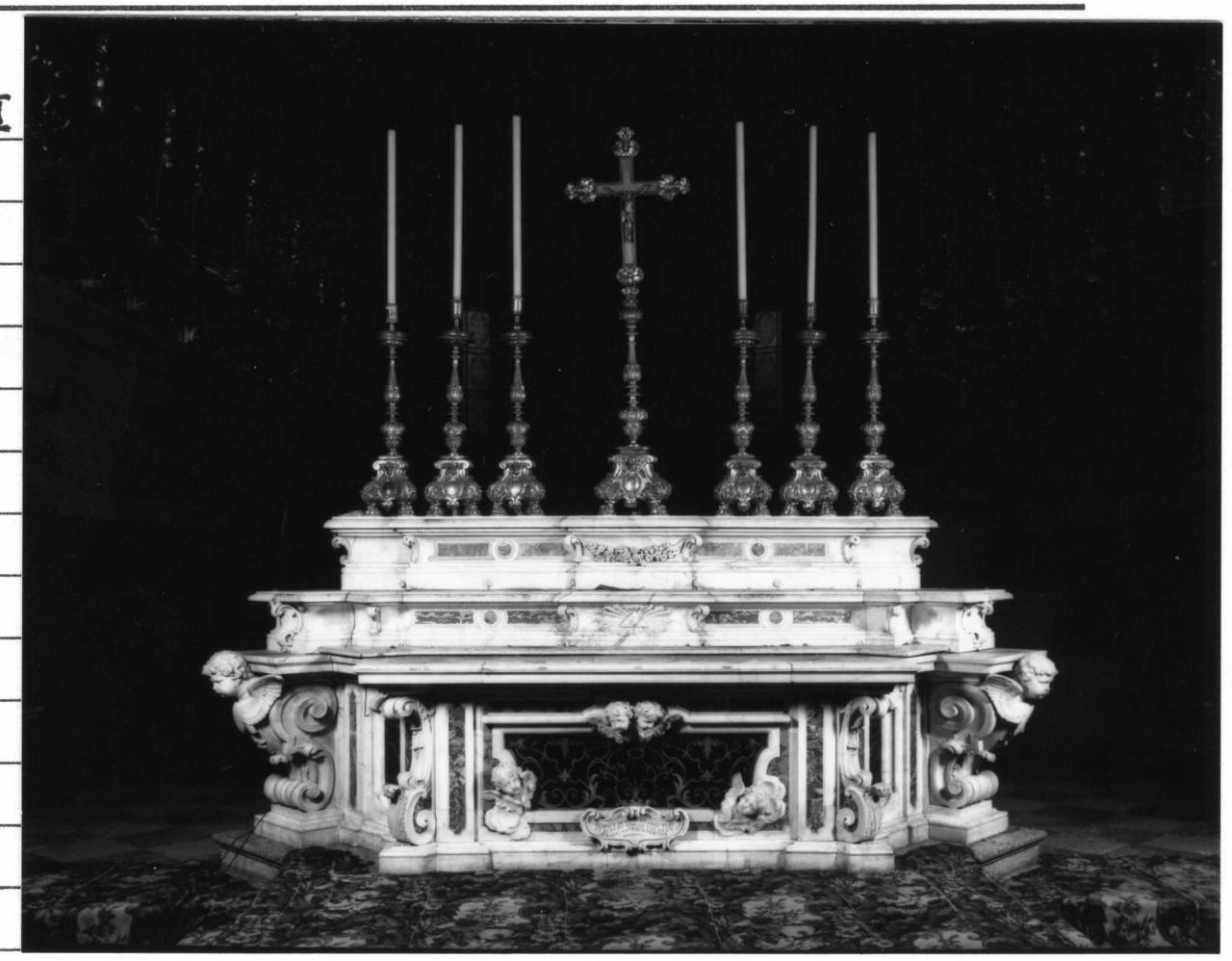 altare maggiore di Fornaciari Guglielmo, Grossi Emilio, Gatti Giuseppe (sec. XIX)