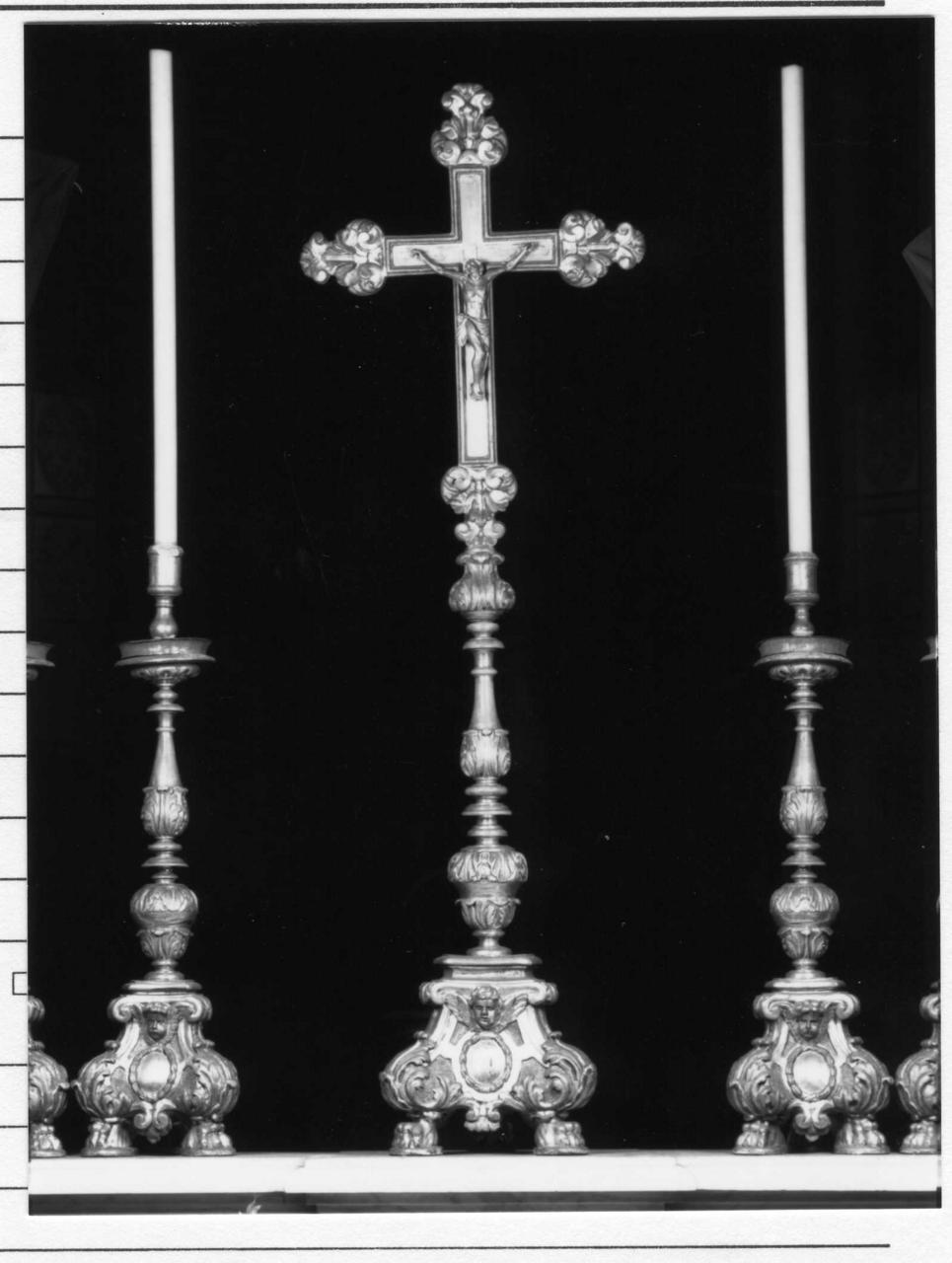 croce d'altare - bottega reggiana (seconda metà sec. XIX)