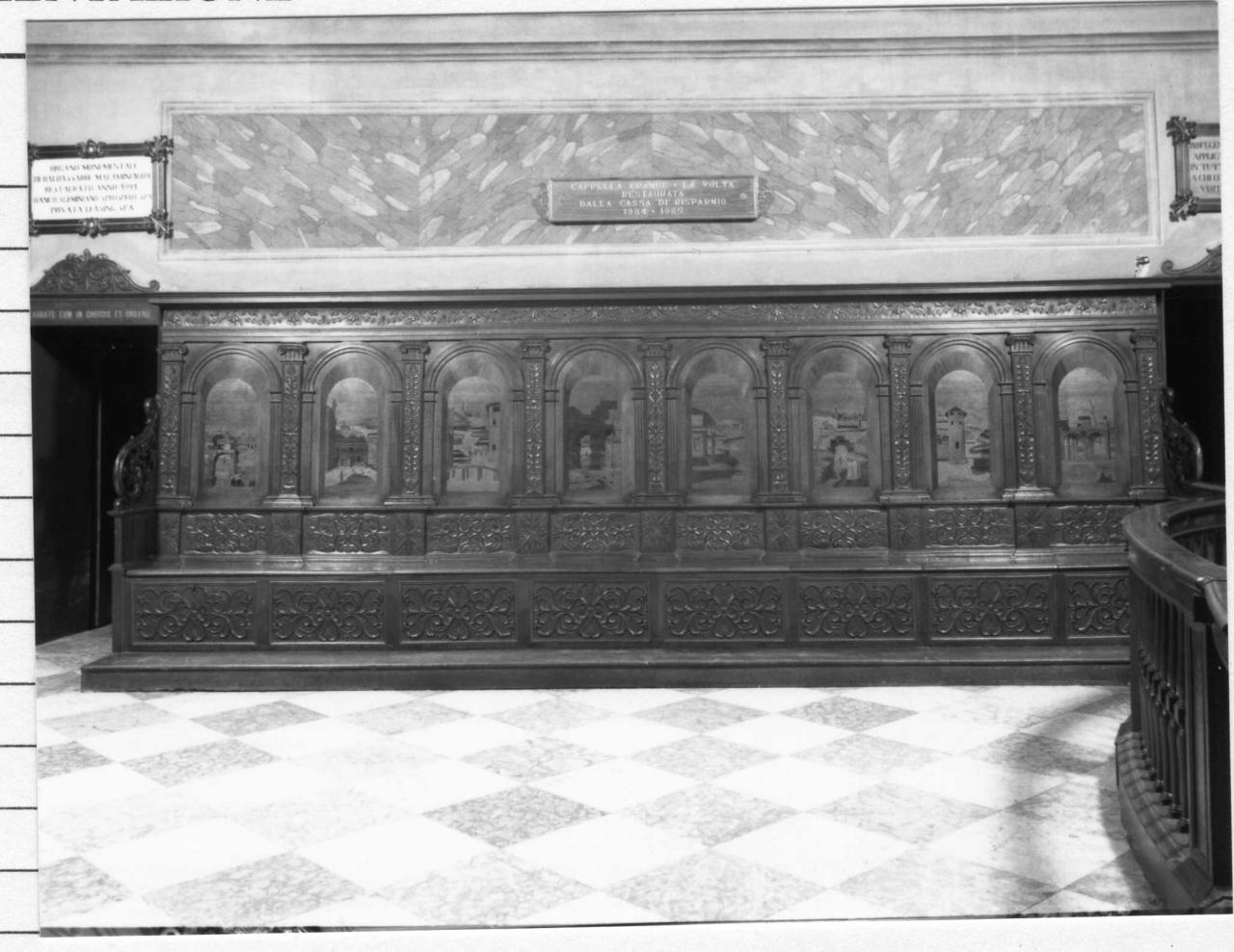 bancale, serie di Mantelli Cristoforo detto Cristoforo de Venetiis, Mantelli Giuseppe detto Giuseppe de Venetiis (sec. XVI)