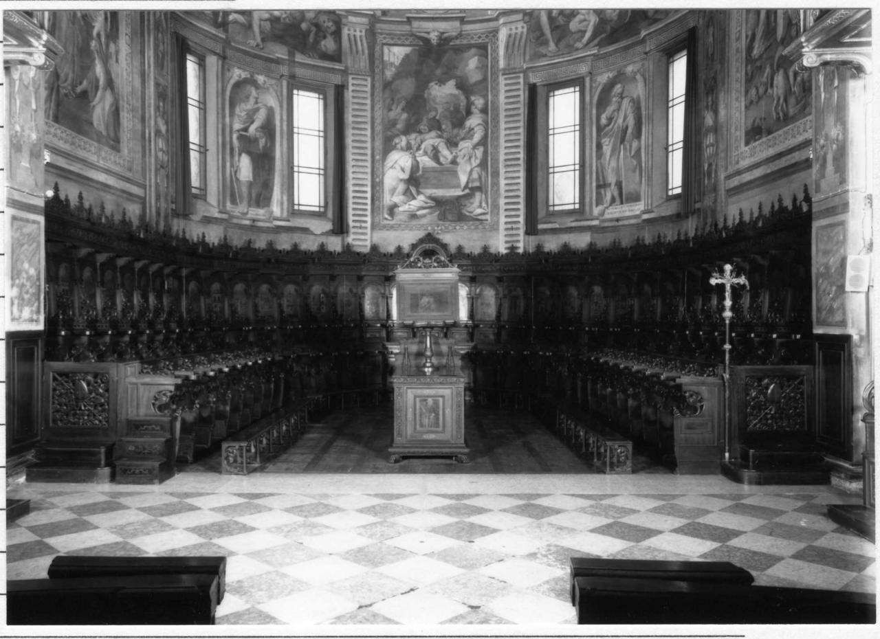 stalli del coro di Genesini Cristoforo detto Cristoforo Canozzi da Lendinara, Genesini Lorenzo detto Lorenzo Canozzi da Lendinara, Mantelli Cristoforo detto Cristoforo de Venetiis, Mantelli Giuseppe detto Giuseppe de Venetiis (sec. XV, sec. XVI)