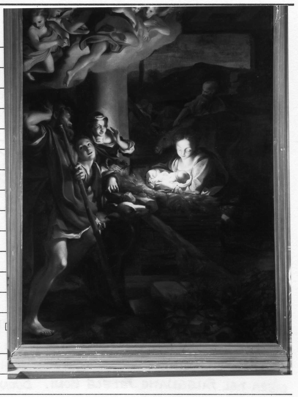 La Notte, adorazione dei pastori (pala d'altare) di Boulanger Jean (metà sec. XVII)