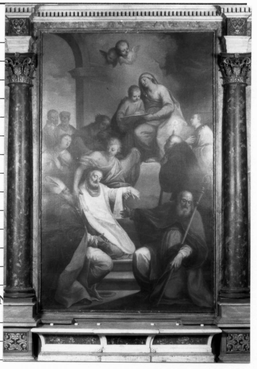 educazione di Maria Vergine (dipinto) di Camuncoli Francesco (ultimo quarto sec. XVIII)