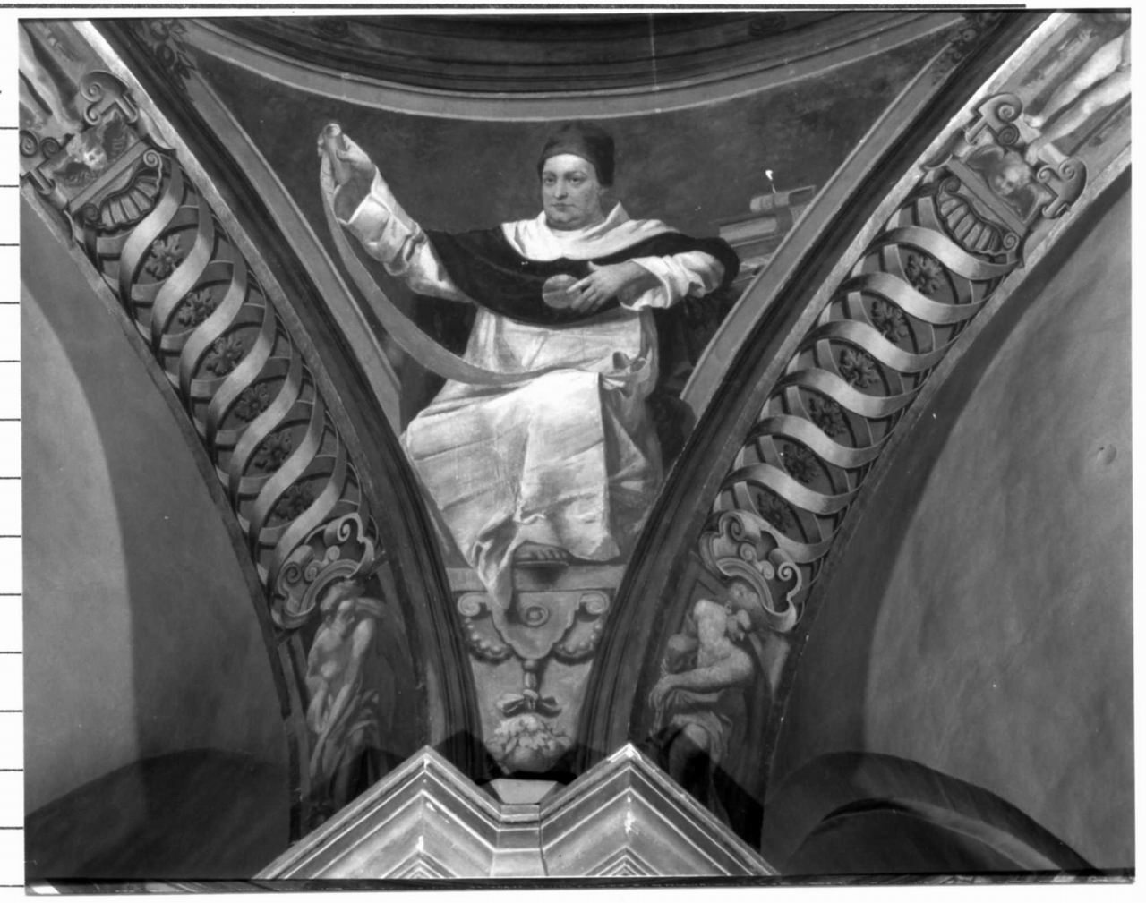 San Tommaso d'Aquino (dipinto, complesso decorativo) di Lugli Albano (ultimo quarto sec. XIX)