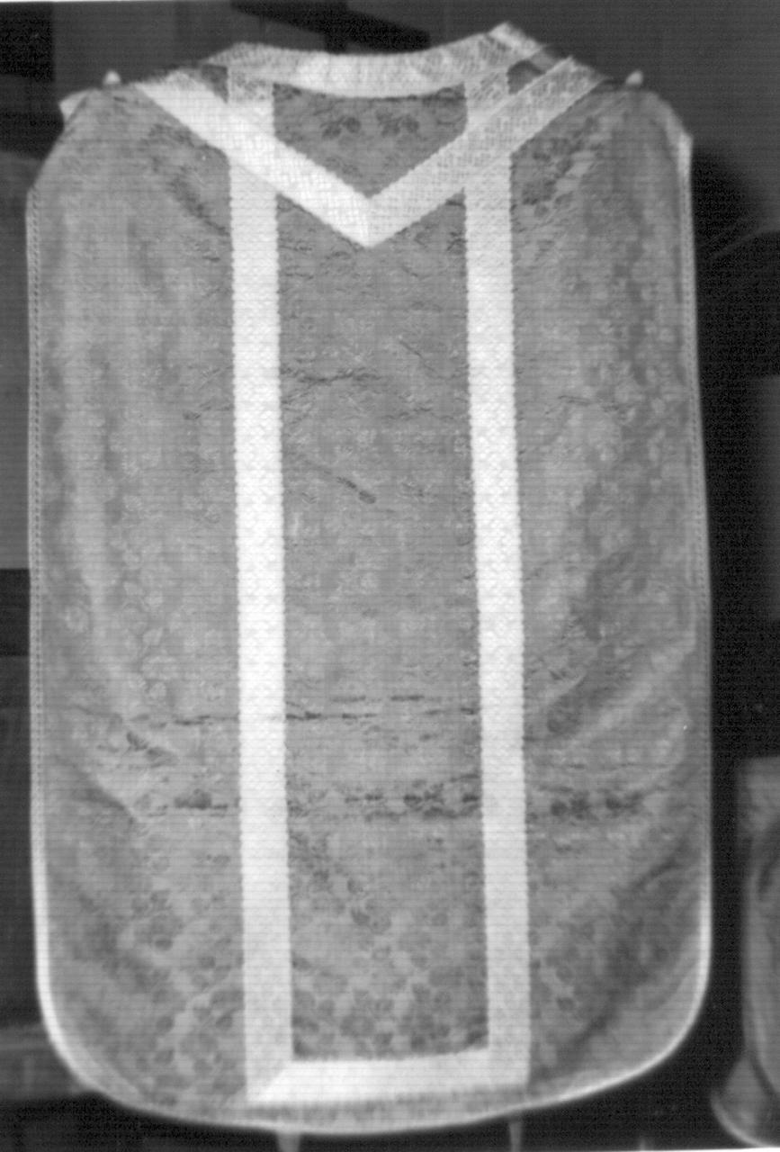 paramento liturgico - manifattura italiana (seconda metà sec. XIX)