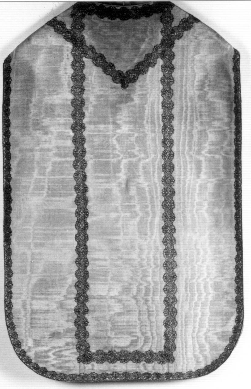 paramento liturgico - manifattura italiana (fine/inizio secc. XVIII/ XIX)